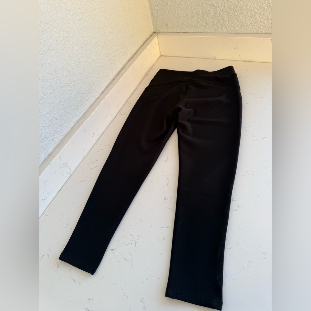 Kay Unger New York Black Dress Pants Size Ps Petite Slim Leg Career